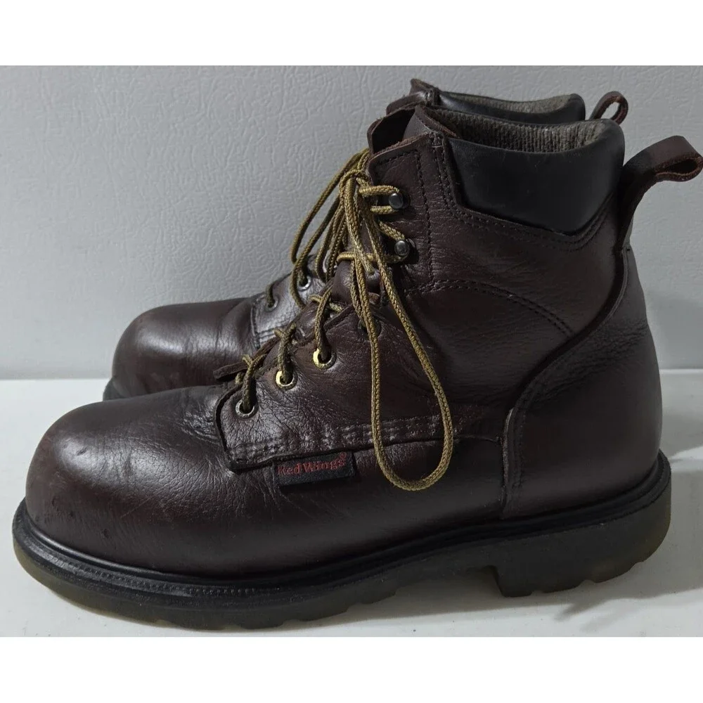 Men's RED WING Supersole 2.0 Gore Tex Waterproof SteelToe Leather Boots 3504 8.5